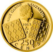 Niue 250 Cents Henri II de Rohan 2013 Proof KM# 1106 2013 250 CENTS ELIZABETH II NIUE ISLAND CM coin obverse Niue 250 Cents Henri II de Rohan 2013 Proof KM# 1106 2013 250 CENTS ELIZABETH II NIUE ISLAND CM coin obverse