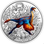 Austria 3 Euro (Оrnithomimus) ORNITHOMIMUS 2022 coin reverse Austria 3 Euro (Оrnithomimus) ORNITHOMIMUS 2022 coin reverse