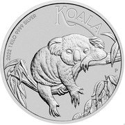 Australia 30 Dollars Koala 2022 P P KOALA 2022 1 KILO 9999 SILVER coin reverse Australia 30 Dollars Koala 2022 P P KOALA 2022 1 KILO 9999 SILVER coin reverse