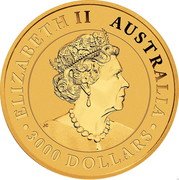 Australia 3000 Dollars Eagle 2022 P JC ELIZABETH II AUSTRALIA 3000 DOLLARS coin obverse Australia 3000 Dollars Eagle 2022 P JC ELIZABETH II AUSTRALIA 3000 DOLLARS coin obverse