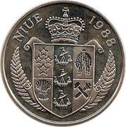 Niue 5 Dollars Franz Beckenbauer 1988 KM# 12 NIUE 1988 coin obverse Niue 5 Dollars Franz Beckenbauer 1988 KM# 12 NIUE 1988 coin obverse