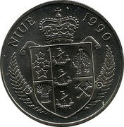 Niue 5 Dollars President Franklin D. Roosevelt 1990 KM# 35 NIUE 1990 coin obverse Niue 5 Dollars President Franklin D. Roosevelt 1990 KM# 35 NIUE 1990 coin obverse