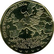 Austria 5 Euro (Enlargement of the European Union.) KM# 3122a EU-ERWEITERUNG 2004 coin reverse