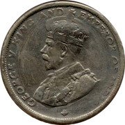Malaysia 50 Cents George V 1920 KM# 35.1 GEORGE V KING AND EMPEROR OF INDIA coin obverse Malaysia 50 Cents George V 1920 KM# 35.1 GEORGE V KING AND EMPEROR OF INDIA coin obverse