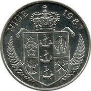 Niue 50 Dollars Olympic Games Seoul 1988 1987 Proof KM# 6 NIUE 1987 coin obverse Niue 50 Dollars Olympic Games Seoul 1988 1987 Proof KM# 6 NIUE 1987 coin obverse