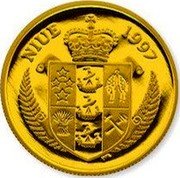 Niue 50 Dollars Diana. Princess of Wales 1998 Proof KM# 109 NIUE 1997 coin obverse Niue 50 Dollars Diana. Princess of Wales 1998 Proof KM# 109 NIUE 1997 coin obverse