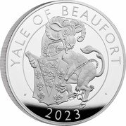 UK 500 Pounds (Yale of Beaufort) YALE OF BEAUFORT DL 2023 coin reverse