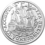 Netherlands 6 Stuivers (1761 Scheepjes-Schelling restrike - Piedfort) ITA RELINQUENDA UT ACCEPTA coin reverse Netherlands 6 Stuivers (1761 Scheepjes-Schelling restrike - Piedfort) ITA RELINQUENDA UT ACCEPTA coin reverse