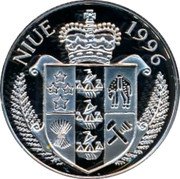 Niue 1 Dollar Jaguar 1996 Proof KM# 113 NIUE 1996 coin obverse Niue 1 Dollar Jaguar 1996 Proof KM# 113 NIUE 1996 coin obverse