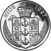 Niue 1 Dollar In Memoriam. Princess Diana 1997 KM# 87 NIUE 1997 coin obverse