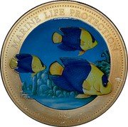 Niue 1 Dollar Marine Life Protection 2000 KM# 174 MARINE LIFE PROTECTION $1 coin reverse Niue 1 Dollar Marine Life Protection 2000 KM# 174 MARINE LIFE PROTECTION $1 coin reverse
