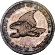 USA Half Dollar 1838 Pattern 1838  UNITED STATES OF AMERICA HALF DOLLAR coin reverse USA Half Dollar 1838 Pattern 1838  UNITED STATES OF AMERICA HALF DOLLAR coin reverse
