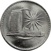 Malaysia Ringgit Parliament House 1980 KM# 9.1 coin reverse Malaysia Ringgit Parliament House 1980 KM# 9.1 coin reverse