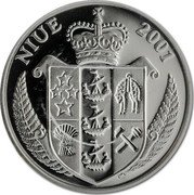 Niue 10 Dollars Pokemon. Squirtle 2001 Proof KM# 142 NIUE 2001 coin obverse Niue 10 Dollars Pokemon. Squirtle 2001 Proof KM# 142 NIUE 2001 coin obverse