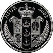 Niue 10 Dollars Pokemon 2002 PM Proof KM# 147 NIUE 2002 coin obverse