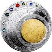 Niue 100 Dollars Magic Year of Happiness 2013 Proof KM# 1256 coin reverse Niue 100 Dollars Magic Year of Happiness 2013 Proof KM# 1256 coin reverse