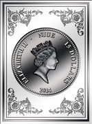 Niue 15 Dollars Romeo and Juliet 2014 Antique patina KM# 1282 ELIZABETH II NIUE 15 DOLLARS RDM 2014 coin obverse Niue 15 Dollars Romeo and Juliet 2014 Antique patina KM# 1282 ELIZABETH II NIUE 15 DOLLARS RDM 2014 coin obverse