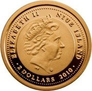 Niue 2 Dollars Tadeusz Kosciuszko 2010 Proof KM# 431 ELIZABETH II NIUE ISLAND 2 DOLLARS 2010 IRB coin obverse Niue 2 Dollars Tadeusz Kosciuszko 2010 Proof KM# 431 ELIZABETH II NIUE ISLAND 2 DOLLARS 2010 IRB coin obverse