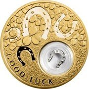 Niue 2 Dollars Good Luck. Horseshoe 2013 Proof KM# 1132 GOOD LUCK coin reverse Niue 2 Dollars Good Luck. Horseshoe 2013 Proof KM# 1132 GOOD LUCK coin reverse