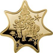 Niue 5 Dollars Christmas Star 2010 Proof KM# 423 coin reverse Niue 5 Dollars Christmas Star 2010 Proof KM# 423 coin reverse