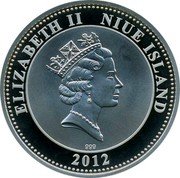 Niue 5 Dollars The Queen's Diamond Jubilee 2012 Proof KM# 897 ELIZABETH II NIUE 999 2012 coin obverse