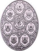 Niue 50 Dollars Great Ukrainian Hetmans 2012 Proof KM# 791 ГЕРБ БОГДАНА ХМЕЛЬНИЦЬКОГО ГЕРБ ІВАНА ВИГОВСЬКОГО ГЕРБ ПЕТРА ДОРОШЕНКА ГЕРБ ПИЛИПА ОРЛИКА ГЕРБ ІВАНА МАЗЕПИ ГЕРБ ПЕТРА САГАЙДАЧНОГО ГЕРБ ДМИТРА ВИШНЕВЕЦКОГО NIUE ISLAND 2012 ELIZABETH II 50 DOLLARS AG 999 coin obverse Niue 50 Dollars Great Ukrainian Hetmans 2012 Proof KM# 791 ГЕРБ БОГДАНА ХМЕЛЬНИЦЬКОГО ГЕРБ ІВАНА ВИГОВСЬКОГО ГЕРБ ПЕТРА ДОРОШЕНКА ГЕРБ ПИЛИПА ОРЛИКА ГЕРБ ІВАНА МАЗЕПИ ГЕРБ ПЕТРА САГАЙДАЧНОГО ГЕРБ ДМИТРА ВИШНЕВЕЦКОГО NIUE ISLAND 2012 ELIZABETH II 50 DOLLARS AG 999 coin obverse