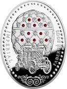 Niue 50 Dollars Coronation Egg 2012 Proof KM# 778 IMPERIAL FABERGÉ EGGS coin reverse Niue 50 Dollars Coronation Egg 2012 Proof KM# 778 IMPERIAL FABERGÉ EGGS coin reverse