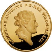 Niue 50 Dollars Bene Merentibus 2012 Proof KM# 827 STANISLAUS AUGUSTUS D G REX POLON M D LIT coin reverse Niue 50 Dollars Bene Merentibus 2012 Proof KM# 827 STANISLAUS AUGUSTUS D G REX POLON M D LIT coin reverse