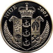 Niue 1 Dollar Meowth 2001 KM# 134 NIUE 2001 coin obverse Niue 1 Dollar Meowth 2001 KM# 134 NIUE 2001 coin obverse