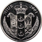 Niue 1 Dollar Bulbasaur 2001 KM# 128 NIUE 2001 coin obverse Niue 1 Dollar Bulbasaur 2001 KM# 128 NIUE 2001 coin obverse