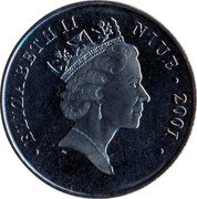 Niue 1 Dollar Snoopy. Red Baron 2001 KM# 123 ELIZABETH II NIUE 2001 coin obverse Niue 1 Dollar Snoopy. Red Baron 2001 KM# 123 ELIZABETH II NIUE 2001 coin obverse