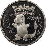 Niue 1 Dollar Charmander 2001 KM# 131 POKÉMON TM GOTTA CATCH 'EM ALL TM CHARMANDER TM #04 $1 TM & © 2001 NINTENDO coin reverse Niue 1 Dollar Charmander 2001 KM# 131 POKÉMON TM GOTTA CATCH 'EM ALL TM CHARMANDER TM #04 $1 TM & © 2001 NINTENDO coin reverse