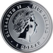 Niue 1 Dollar Marshalls of China's Army 2005 KM# 186 ELIZABETH II NIUE ISLAND IRB 1 DOLLAR coin obverse Niue 1 Dollar Marshalls of China's Army 2005 KM# 186 ELIZABETH II NIUE ISLAND IRB 1 DOLLAR coin obverse