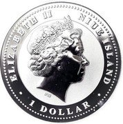 Niue 1 Dollar Shenzhou 2005 Proof KM# 188 ELIZABETH II NIUE ISLAND IRB 1 DOLLAR coin obverse Niue 1 Dollar Shenzhou 2005 Proof KM# 188 ELIZABETH II NIUE ISLAND IRB 1 DOLLAR coin obverse