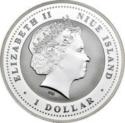 Niue Dollar Year of Rat. Rat near river 2008 KM# 338 1 DOLLAR ELIZABETH II IRB NIUE ISLAND coin obverse Niue Dollar Year of Rat. Rat near river 2008 KM# 338 1 DOLLAR ELIZABETH II IRB NIUE ISLAND coin obverse