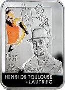 Niue Dollar Henri de Toulouse-Lautrec 2008 Proof KM# 211 1864 1901 TLAUTREC HENRI DE TOULOUSE LAUTREC coin reverse Niue Dollar Henri de Toulouse-Lautrec 2008 Proof KM# 211 1864 1901 TLAUTREC HENRI DE TOULOUSE LAUTREC coin reverse