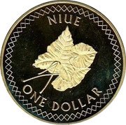 Niue One Dollar Taro Leaves 2010 KM# 198 NIUE ONE DOLLAR coin reverse Niue One Dollar Taro Leaves 2010 KM# 198 NIUE ONE DOLLAR coin reverse