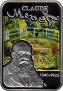 Niue 1 Dollar Claude Monet 2010 Proof KM# 241 CLAUDE MONET 1840-1926 coin reverse Niue 1 Dollar Claude Monet 2010 Proof KM# 241 CLAUDE MONET 1840-1926 coin reverse