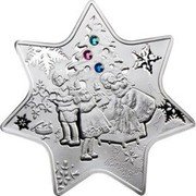 Niue 1 Dollar Christmas Star 2010 Proof KM# 422 coin reverse Niue 1 Dollar Christmas Star 2010 Proof KM# 422 coin reverse