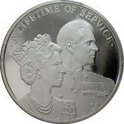 Niue Two Dollars A Lifetime of Service 2011 Proof KM# 440a A LIFETIME OF SERVICE coin reverse Niue Two Dollars A Lifetime of Service 2011 Proof KM# 440a A LIFETIME OF SERVICE coin reverse