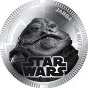 Niue One Dollar Jabba the Hutt 2012 KM# 731 STAR WARS ©2011 LUCASFILM LTD. & TM JABBA THE HUTT coin reverse Niue One Dollar Jabba the Hutt 2012 KM# 731 STAR WARS ©2011 LUCASFILM LTD. & TM JABBA THE HUTT coin reverse
