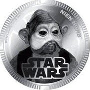 Niue One Dollar Nien Nunb 2012 KM# 727 STAR WARS NIEN NUNB TM ©2011 LUCASFILM LTD. & TM coin reverse
