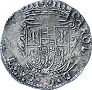 Italy 1/2 Lira Carlo Gonzaga 1678 KM# 69 CAROLVS D G CAST PRINC coin obverse Italy 1/2 Lira Carlo Gonzaga 1678 KM# 69 CAROLVS D G CAST PRINC coin obverse