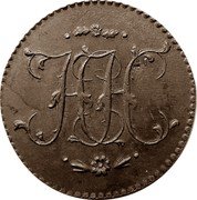 UK 1/2 Penny (Lothian Edinburgh Harrison's) HH coin obverse UK 1/2 Penny (Lothian Edinburgh Harrison's) HH coin obverse