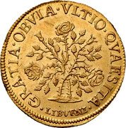 Italy 1/2 Pezza D'oro 1718 KM# 41 Livorno/ City Standard Coinage coin reverse Italy 1/2 Pezza D'oro 1718 KM# 41 Livorno/ City Standard Coinage coin reverse