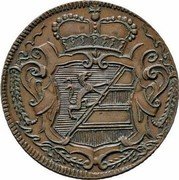 Italy 1/2 Soldo (Mezzo Soldo) Carlo VI 1733 KM# 1 coin obverse Italy 1/2 Soldo (Mezzo Soldo) Carlo VI 1733 KM# 1 coin obverse