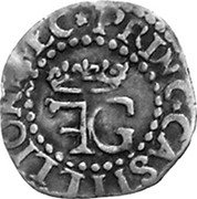 Italy 1/2 Soldo (Mezzo Soldo) Francesco Gonzaga ND KM# 1 PRINC CASTILLIONIS EC coin obverse Italy 1/2 Soldo (Mezzo Soldo) Francesco Gonzaga ND KM# 1 PRINC CASTILLIONIS EC coin obverse