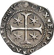 Italy 1/4 Scudo Madonna and Child. Genoa 1640 IBS KM# 80 REIP GENV DVX ET G coin obverse Italy 1/4 Scudo Madonna and Child. Genoa 1640 IBS KM# 80 REIP GENV DVX ET G coin obverse