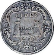 Italy 1/4 Tallero Cosimo III 1683 KM# 25 FIDES 1683 coin reverse Italy 1/4 Tallero Cosimo III 1683 KM# 25 FIDES 1683 coin reverse