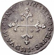 Italy 10 Reale Carlo II 1684 KM# 23 INIMICOS EIVS INDVAM CONFV coin reverse Italy 10 Reale Carlo II 1684 KM# 23 INIMICOS EIVS INDVAM CONFV coin reverse